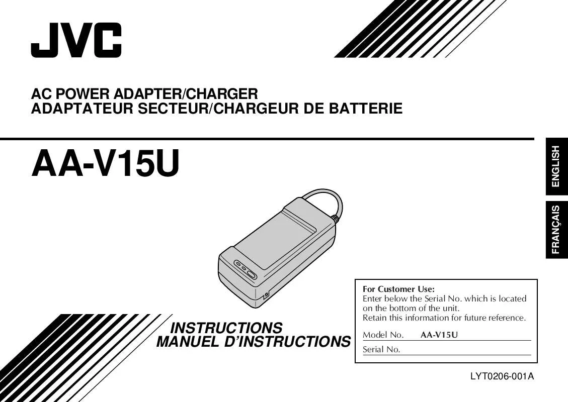 Mode d'emploi JVC AAV15U-AA-V15