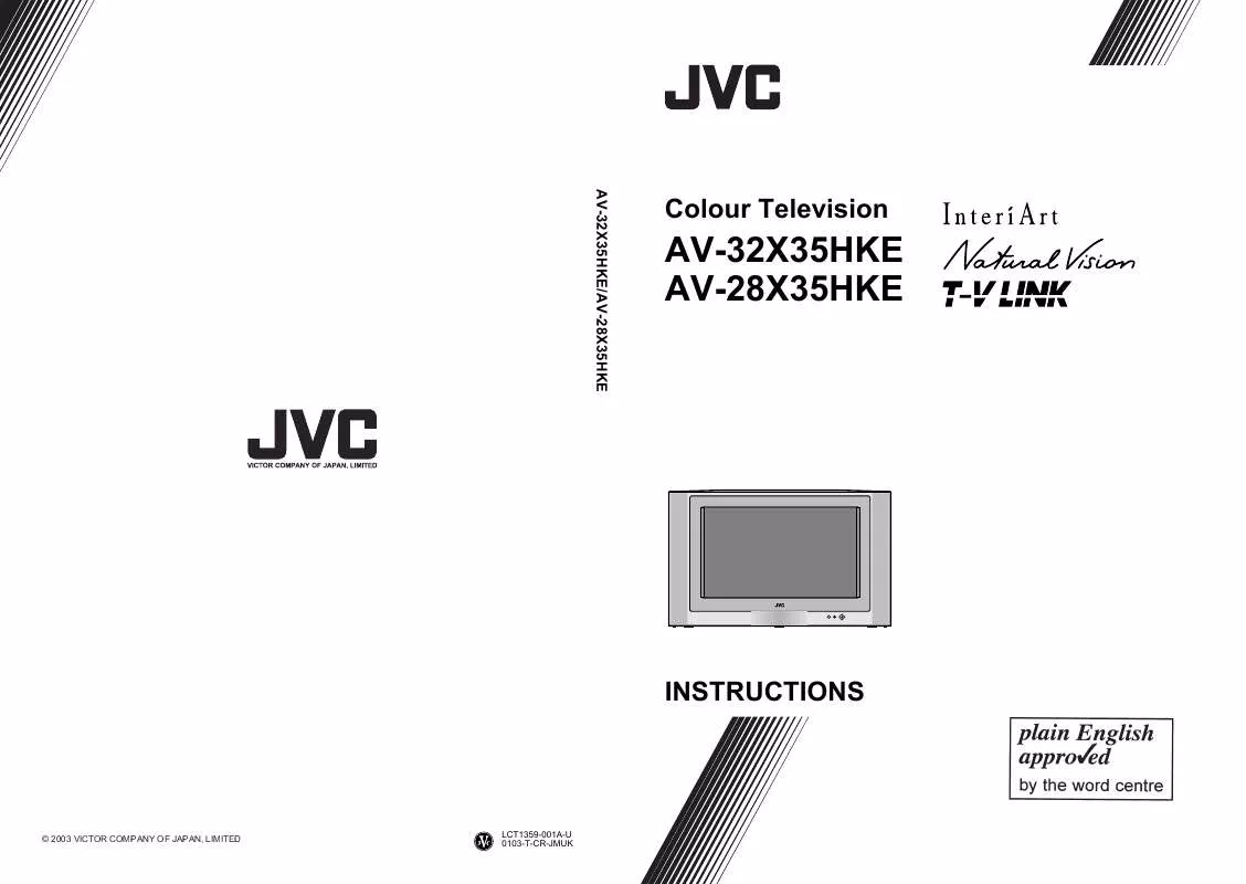 Mode d'emploi JVC AV-28X35