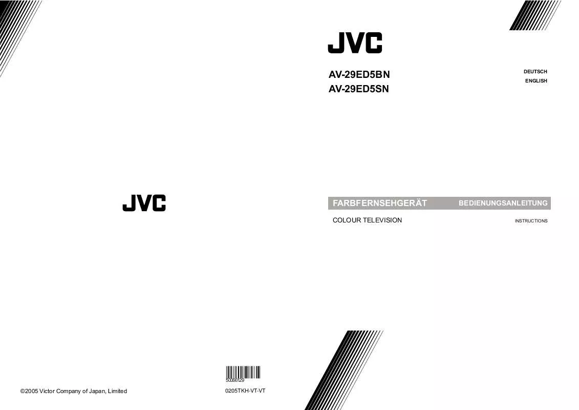 Mode d'emploi JVC AV-29ED5BN