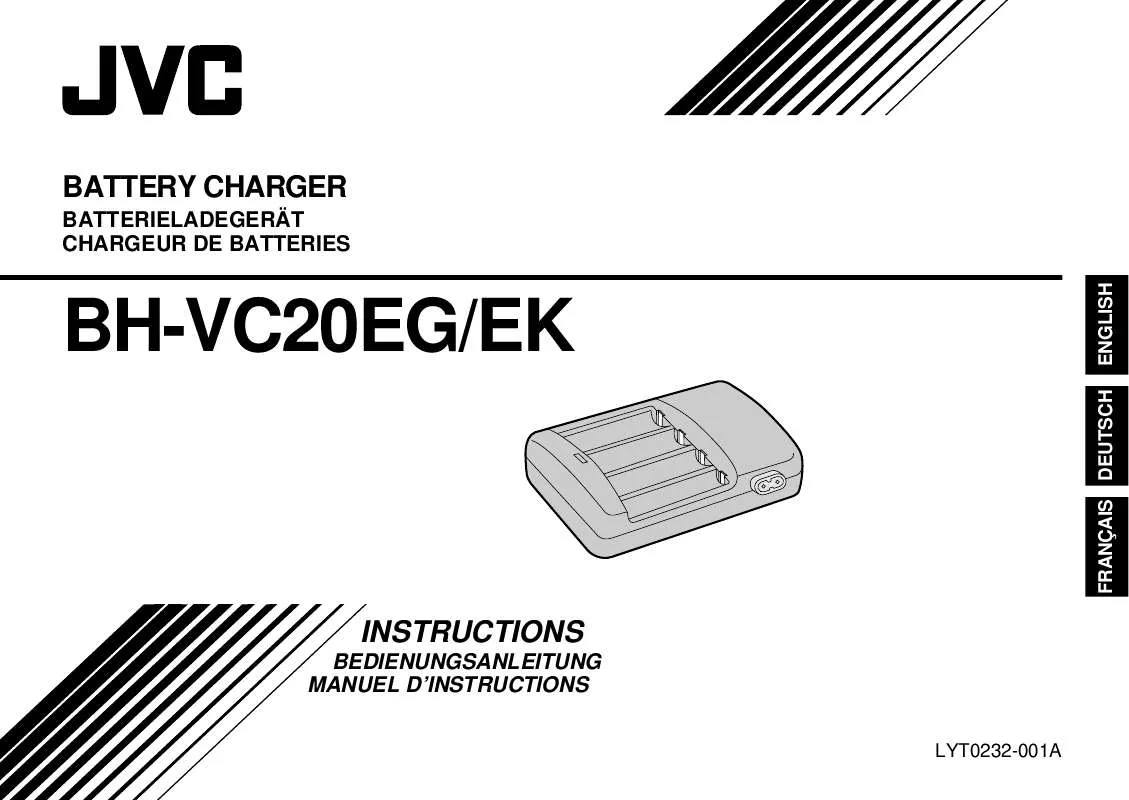 Mode d'emploi JVC BH-VC20EG-BH-VC20