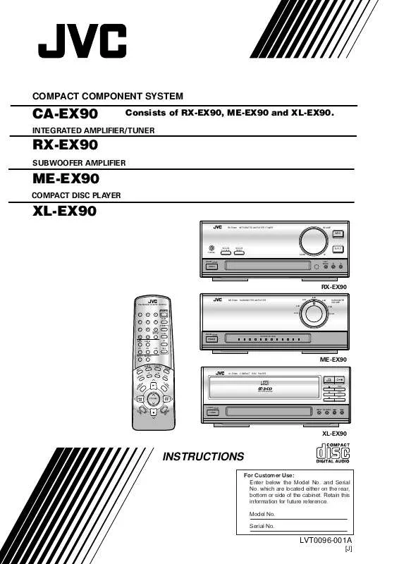 Mode d'emploi JVC CA-MEEX90