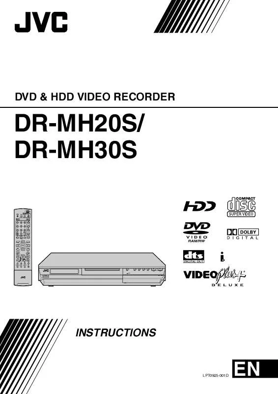 Mode d'emploi JVC DR-MH20S