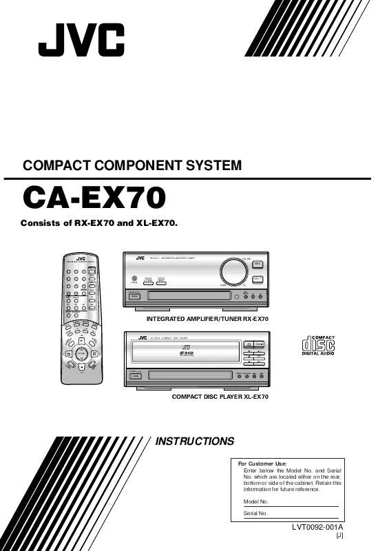 Mode d'emploi JVC EX-70