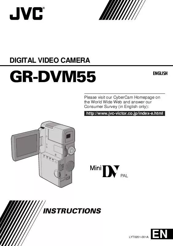 Mode d'emploi JVC GR-DVM55