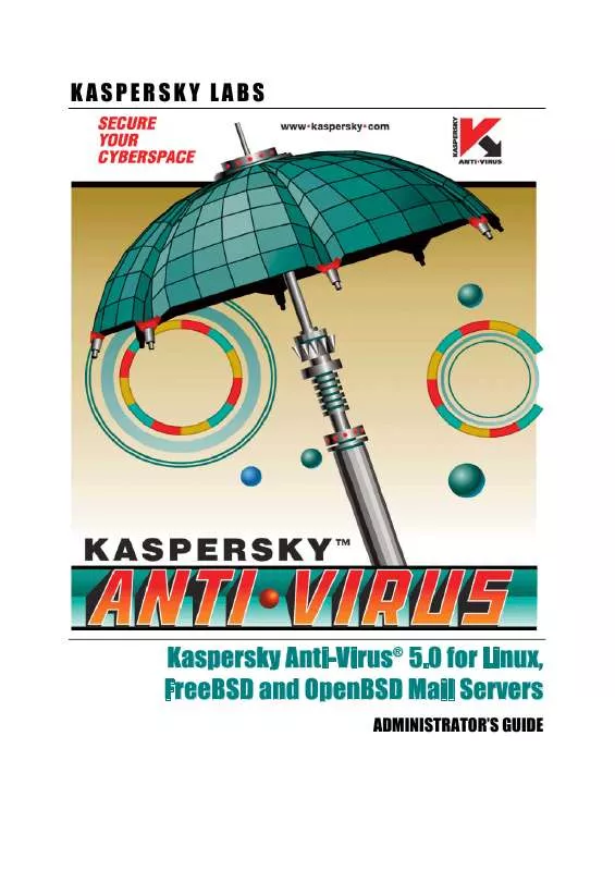Mode d'emploi KASPERSKY ANTI-VIRUS 5.0