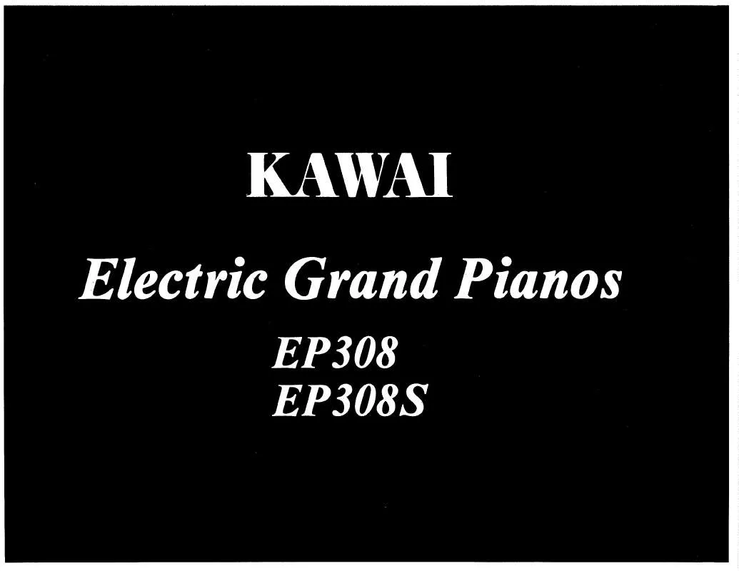 Mode d'emploi KAWAI EP308