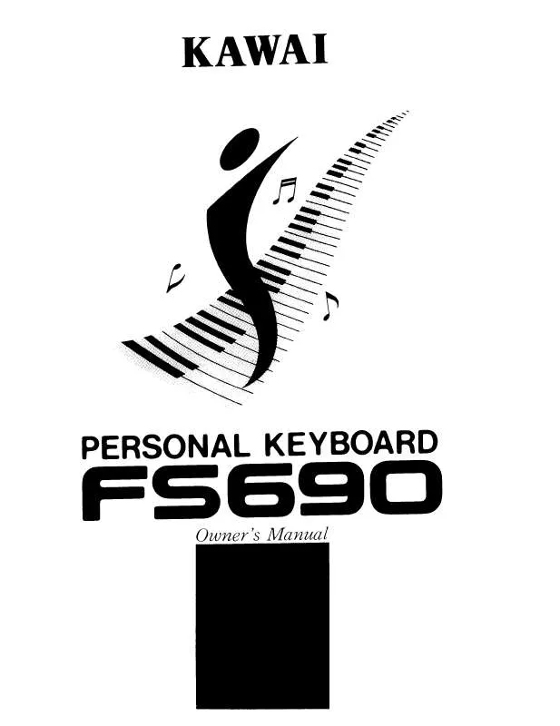 Mode d'emploi KAWAI FS690