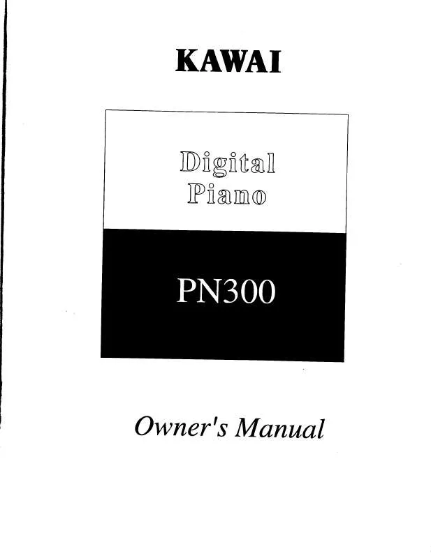 Mode d'emploi KAWAI PN300