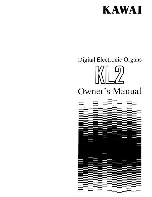 Mode d'emploi KAWAI XL2