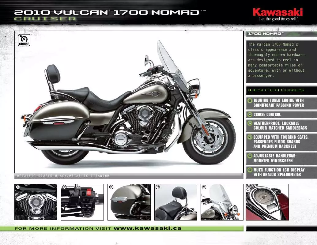 Mode d'emploi KAWASAKI 1700 NOMAD