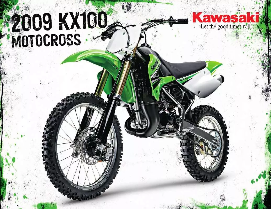 Mode d'emploi KAWASAKI KX 100