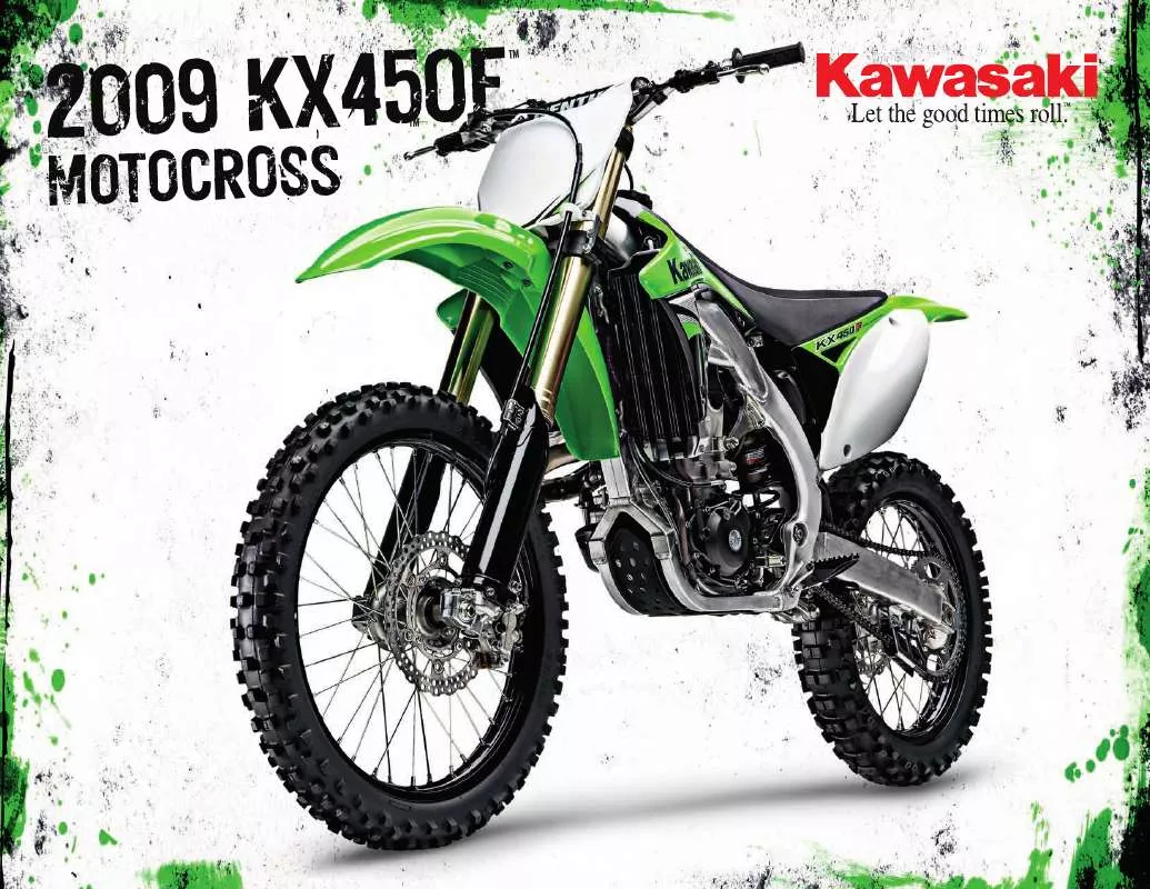 Mode d'emploi KAWASAKI KX 450F