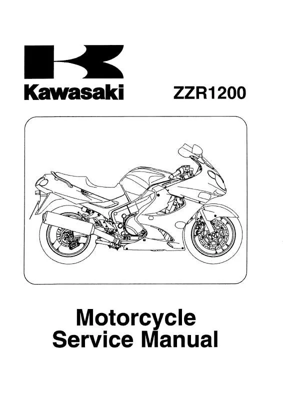 Mode d'emploi KAWASAKI ZZR1200