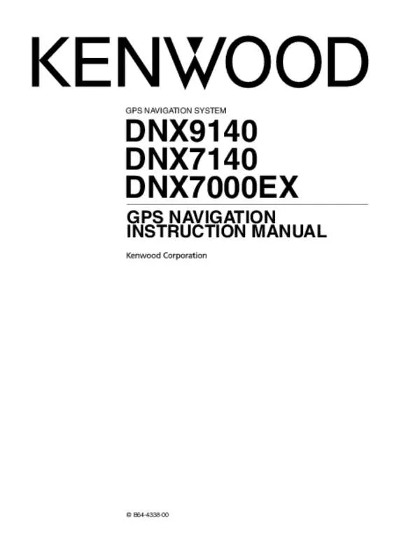 Mode d'emploi KENWOOD DNX7140