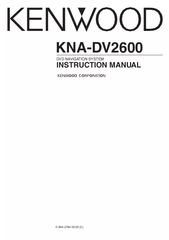 Mode d'emploi KENWOOD KNA-DV2600