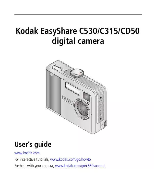 Mode d'emploi KODAK EASYSHARE CD50