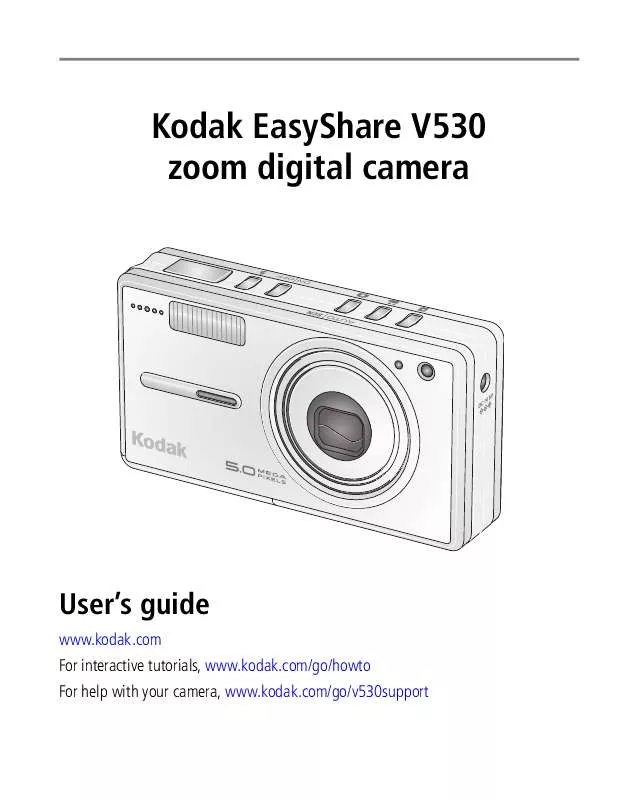 Mode d'emploi KODAK EASYSHARE V530