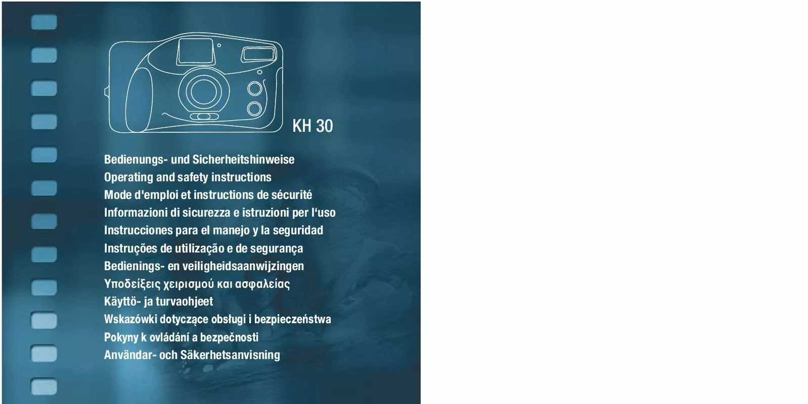 Mode d'emploi KOMPERNASS EBENCH KH 30 CAMERA KIT