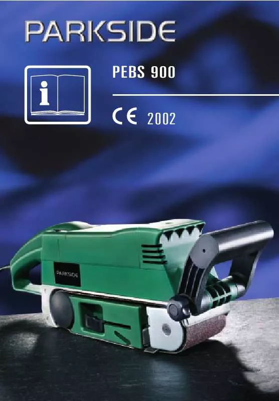 Mode d'emploi KOMPERNASS PARKSIDE PEBS 900-2002-KH 3115 BELT SANDER