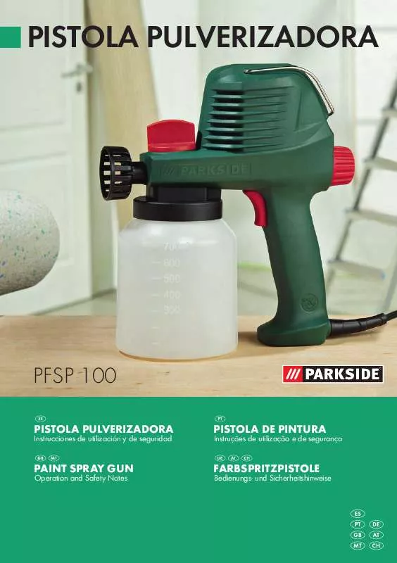 Mode d'emploi KOMPERNASS PARKSIDE PFSP 100 KH 3031 PAINT SPRAY GUN