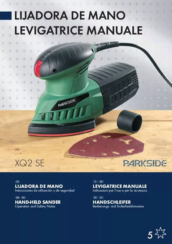 Mode d'emploi KOMPERNASS PARKSIDE XQ2 KH 3029 HAND-HELD SANDER