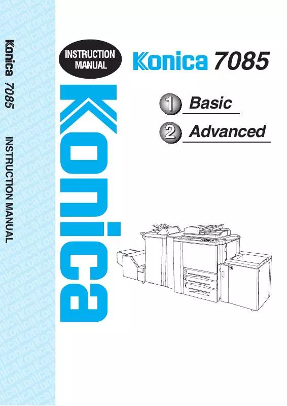 Mode d'emploi KONICA MINOLTA 7085 EV3