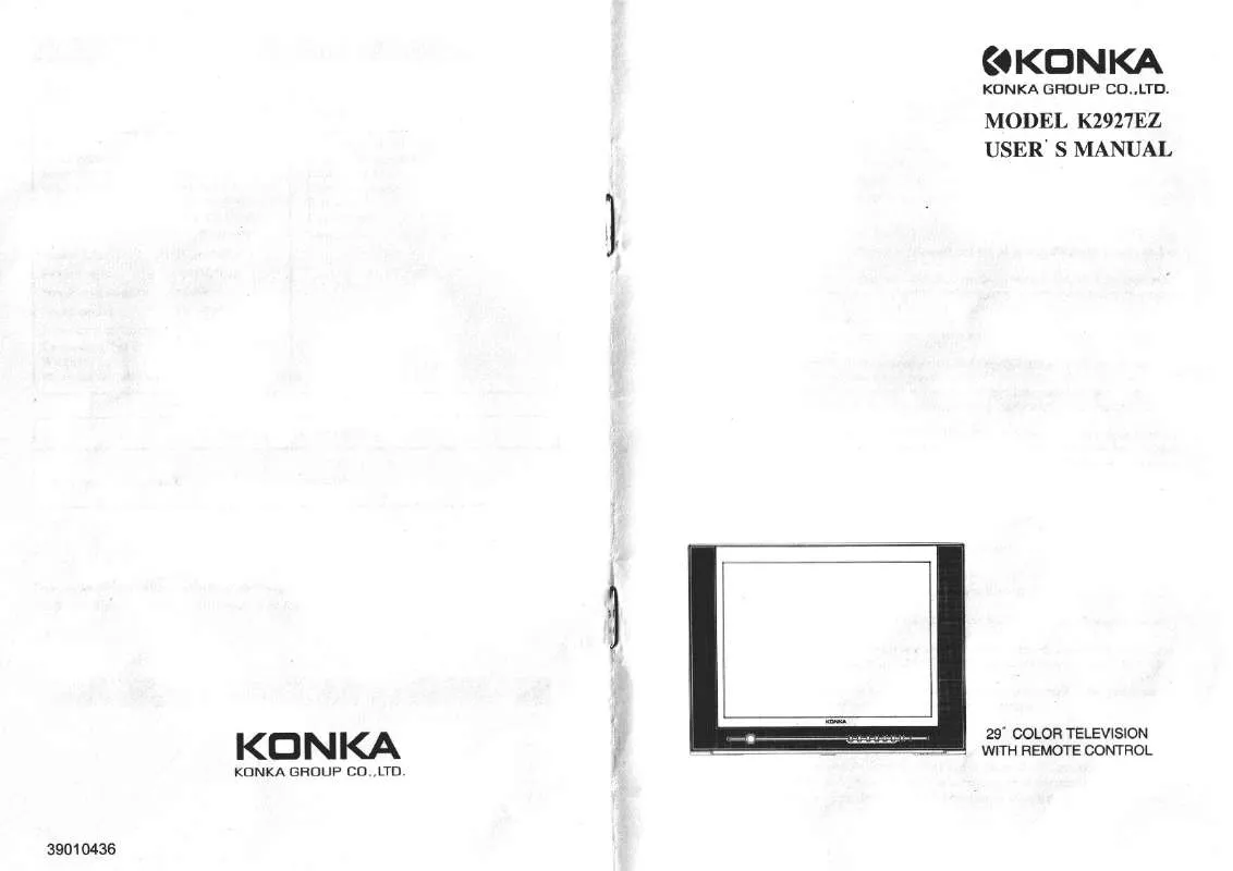 Mode d'emploi KONKA K2927EZ