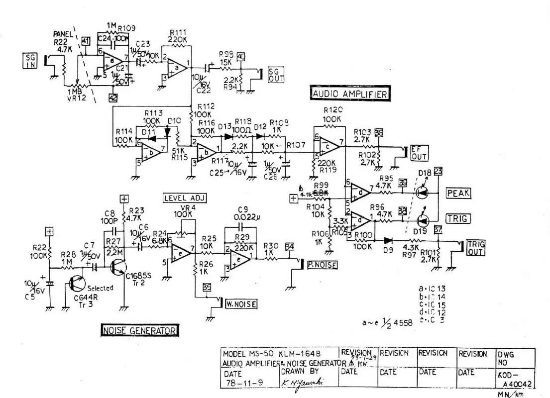 Mode d'emploi KORG MS-50