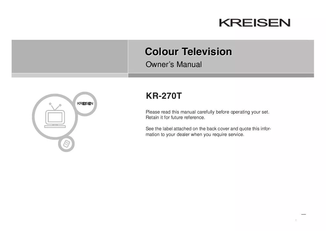 Mode d'emploi KREISEN KR-270T