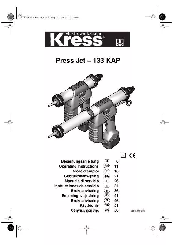 Mode d'emploi KRESS 32515-0003