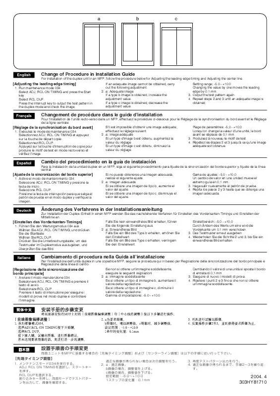 Mode d'emploi KYOCERA DU-410