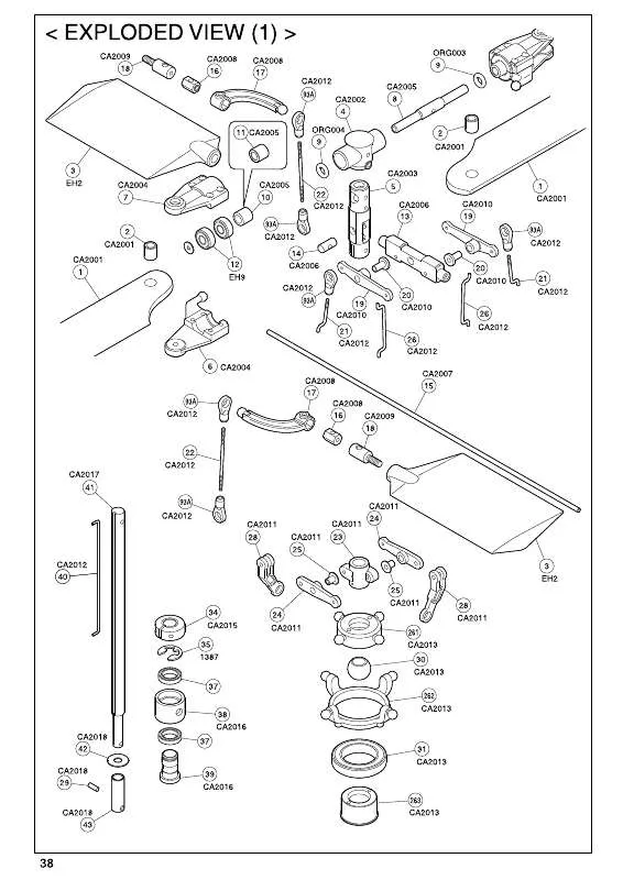 Mode d'emploi KYOSHO EP CALIBER 400