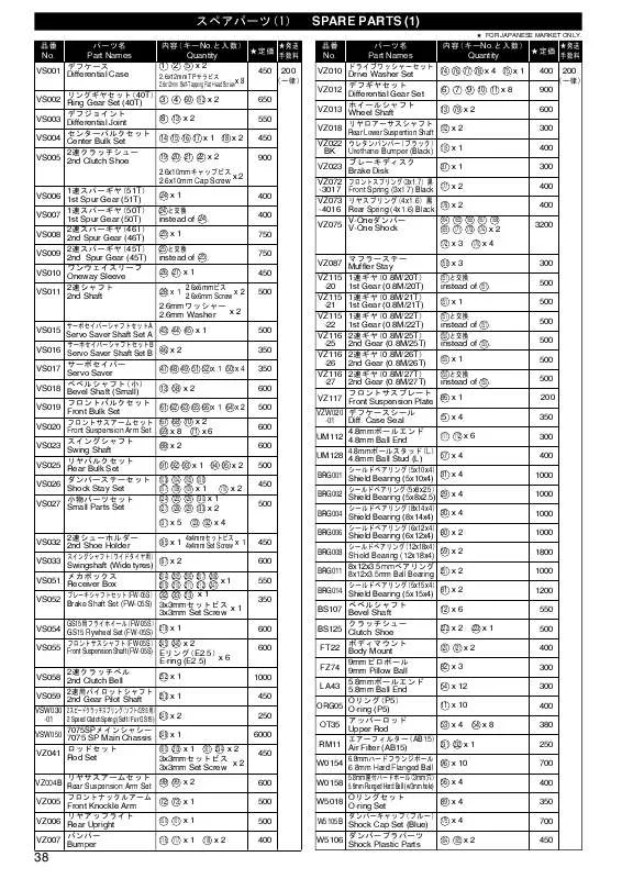 Mode d'emploi KYOSHO FW05SKE