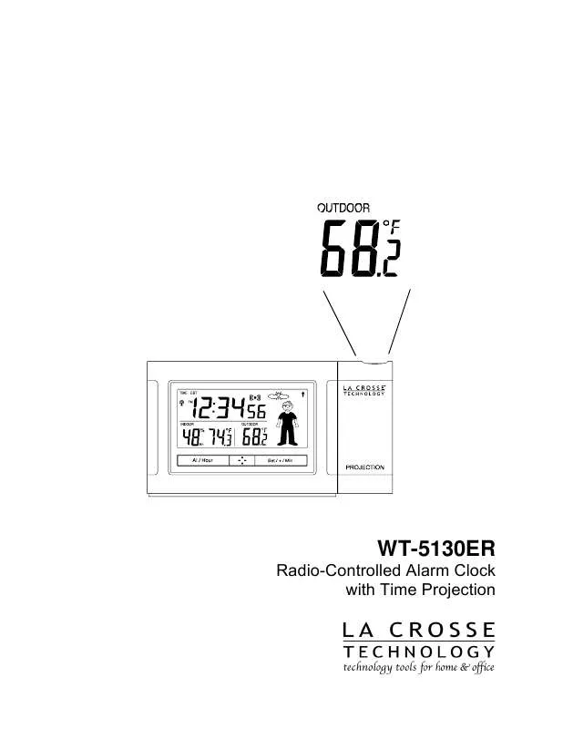 Mode d'emploi LA CROSSE TECHNOLOGY WT-5130U