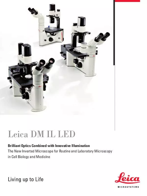 Mode d'emploi LEICA DM IL LED