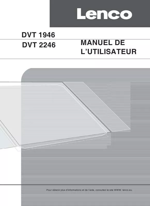 Mode d'emploi LENCO DVT-1946