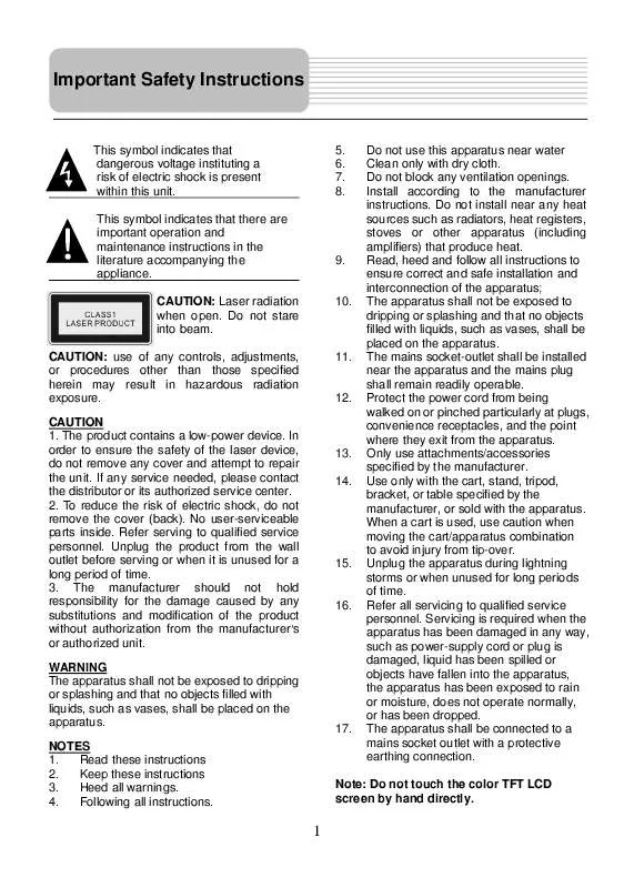 Mode d'emploi LENCO MES-210