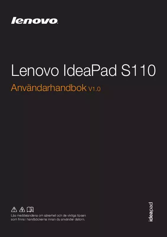 Mode d'emploi LENOVO IDEAPAD S110