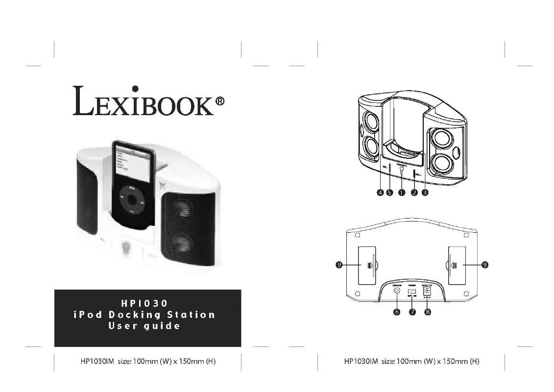 Mode d'emploi LEXIBOOK HPI030