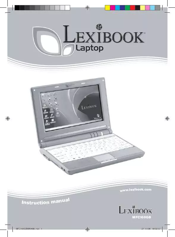 Mode d'emploi LEXIBOOK MFC100GB