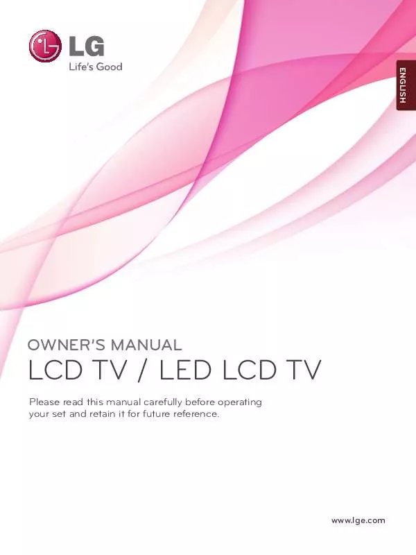 Mode d'emploi LG 19LD350