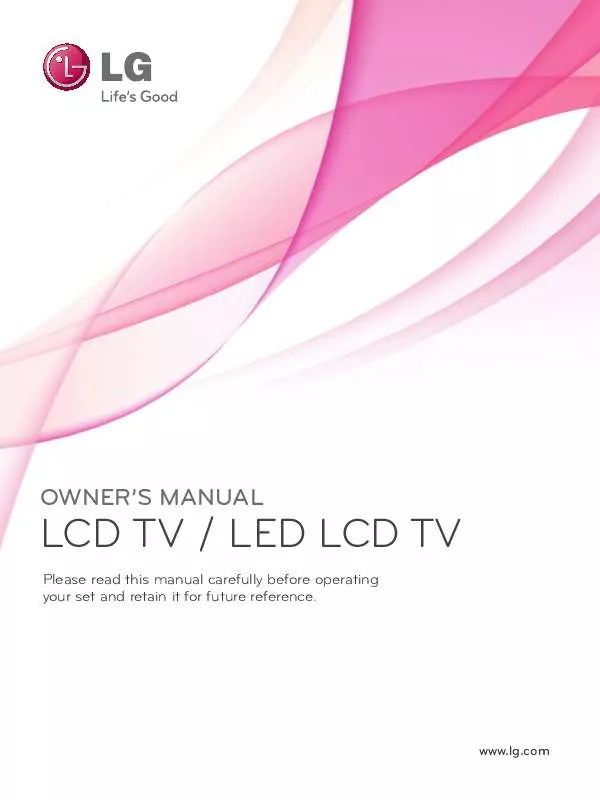 Mode d'emploi LG 32LD570