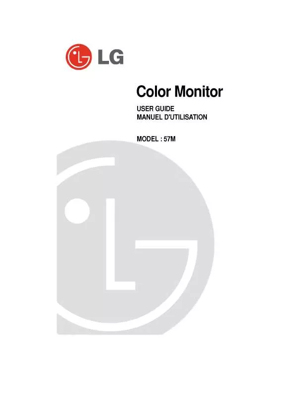 Mode d'emploi LG 57M(57M)