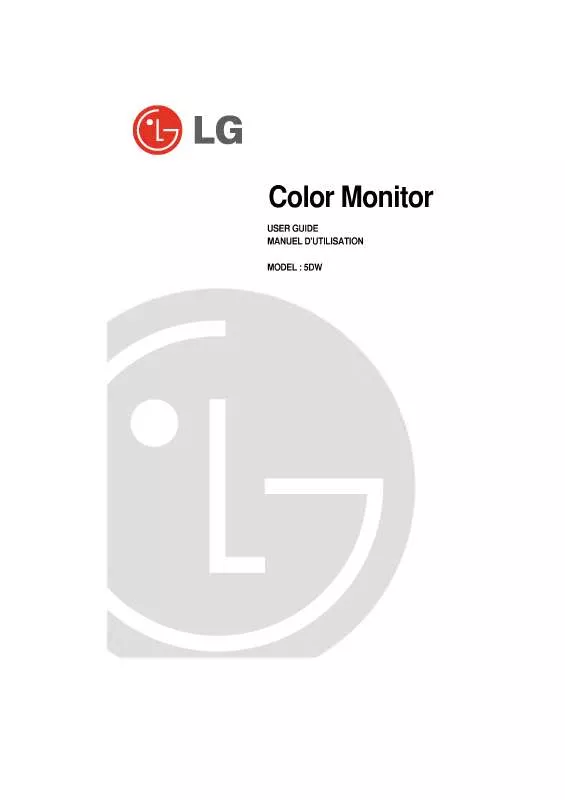 Mode d'emploi LG 5DW