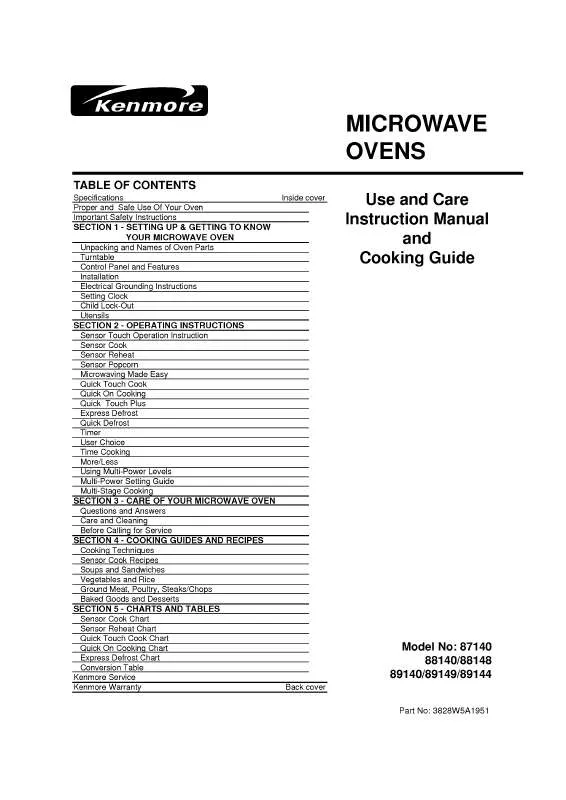 Mode d'emploi LG 87140