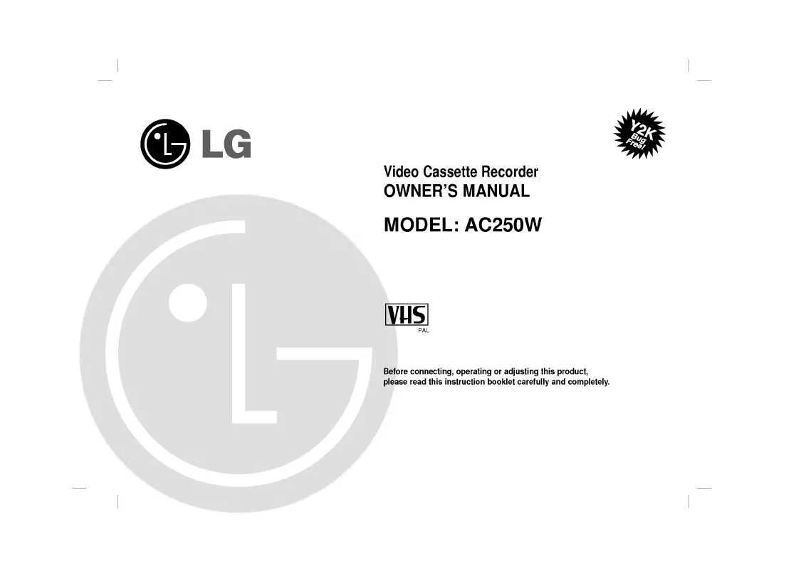 Mode d'emploi LG AC250W