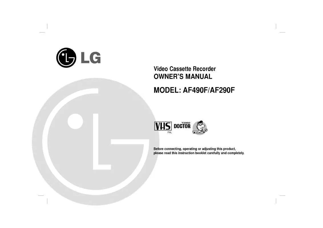 Mode d'emploi LG AF490W