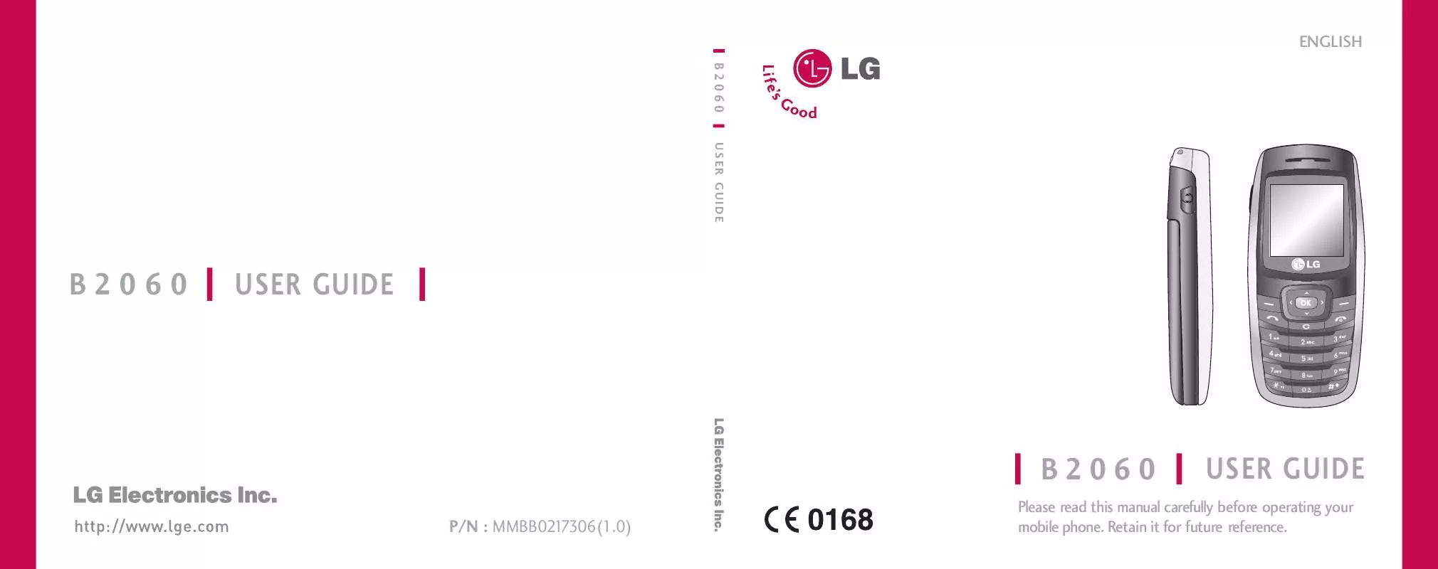 Mode d'emploi LG B2060