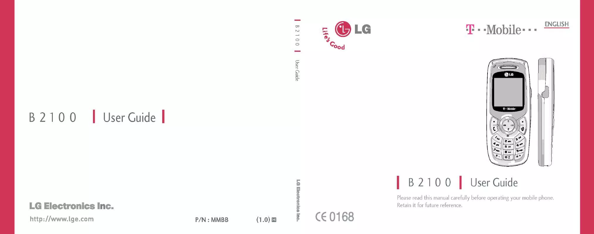 Mode d'emploi LG B2100