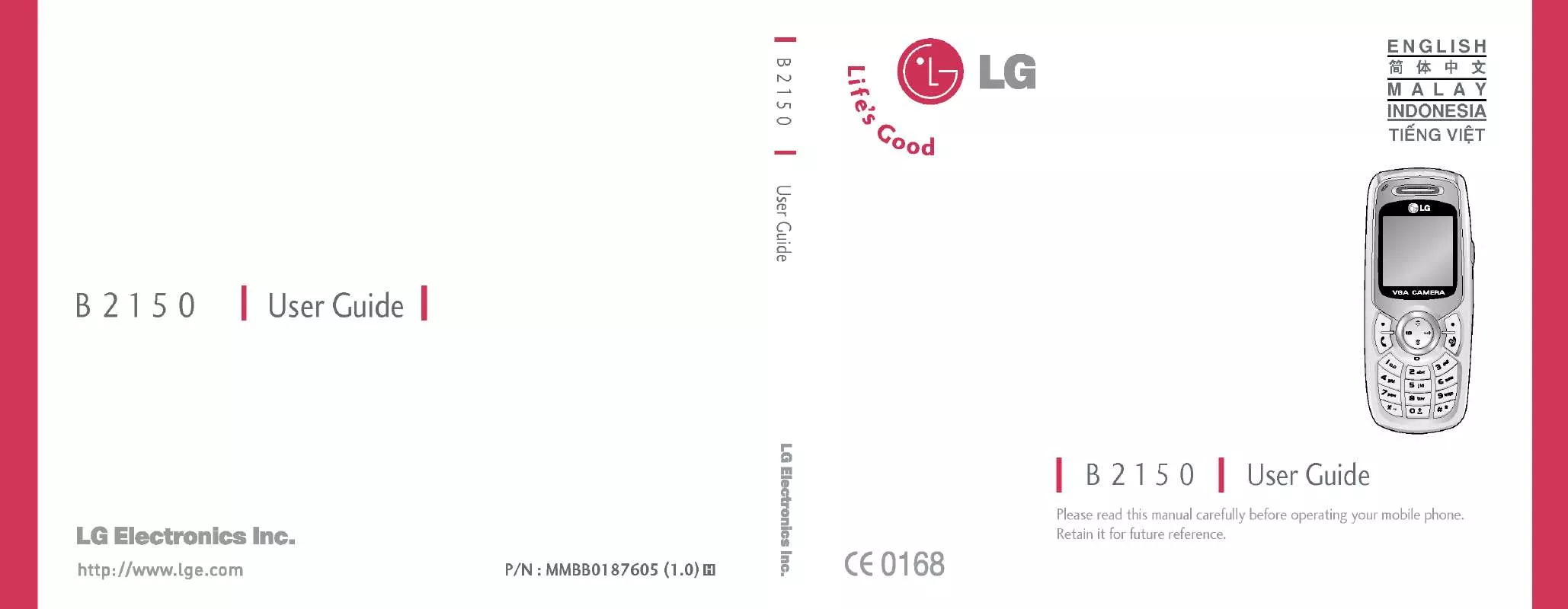 Mode d'emploi LG B2150